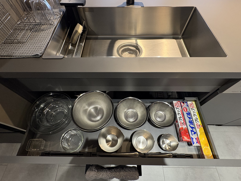 グラフテクト収納例(シンク下)