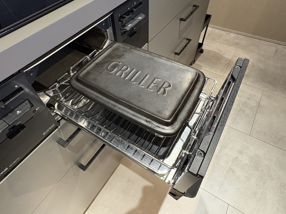 グリルプレートの収納