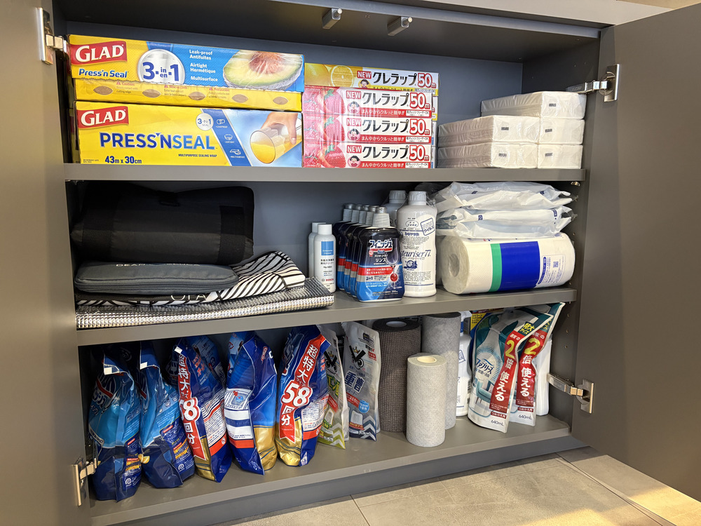 グラフテクトの前面収納